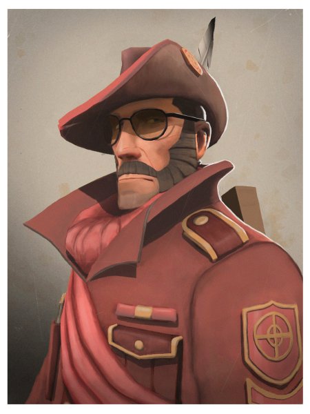 Team Fortress 2 снайпер Art