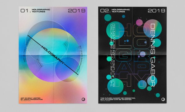 Holographic Design posters