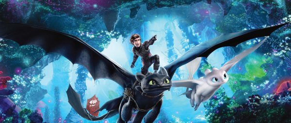 How to Train your Dragon end credits logo