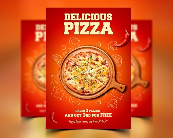 Постеры для пиццерии