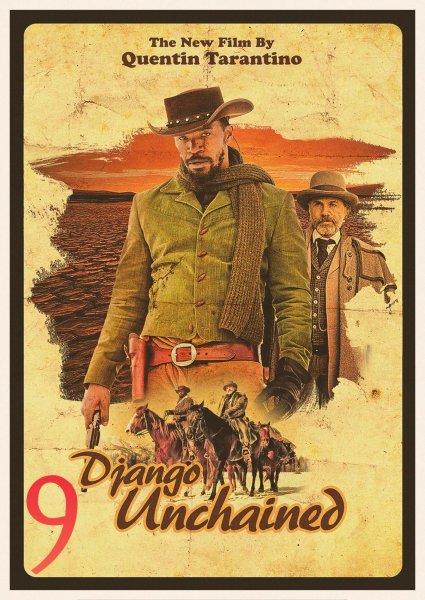 Джанго освобожденный Постер