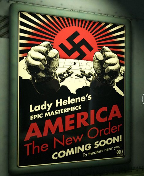 Wolfenstein плакаты нацистов