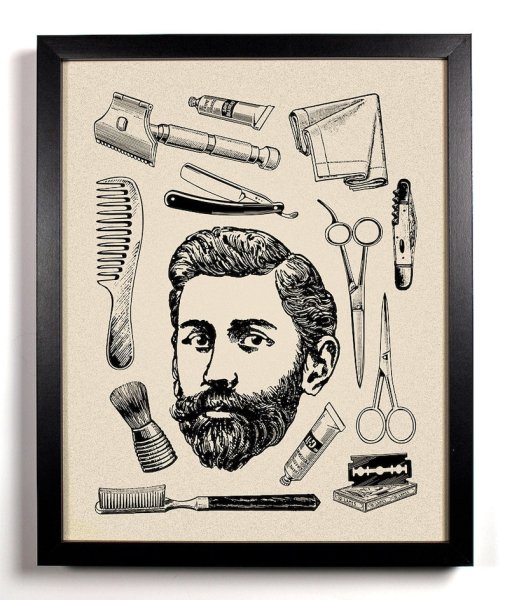 Постеры для барбершопов