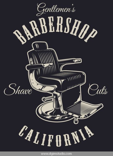 Рекламный баннер для барбершопа