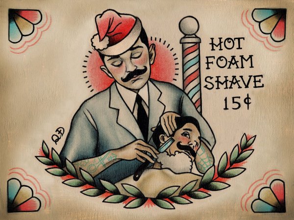 Барбершоп логотип