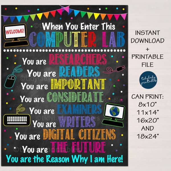 Classroom Computer posters