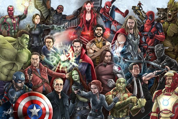 Марвел Мстители война бесконечности