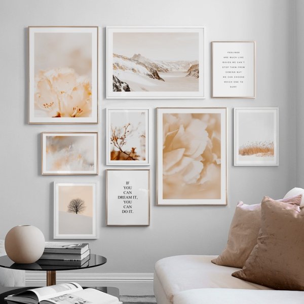 Постеры для бежевого интерьера