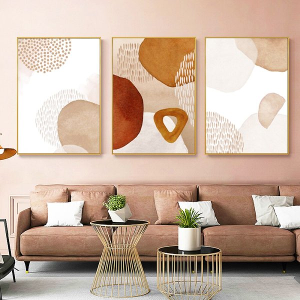 Постер для бежевой гостиной