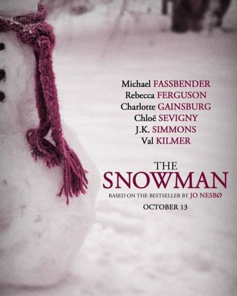 Снеговики на окна цветные