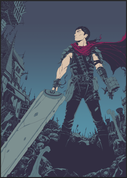 Берсерк плакат 1997