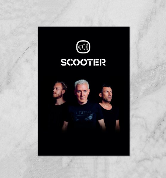 Группа скутер Постер