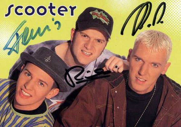 Скутер плакат 90х