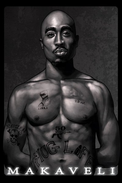 2pac портрет