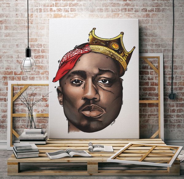 Тупак Шакур арт