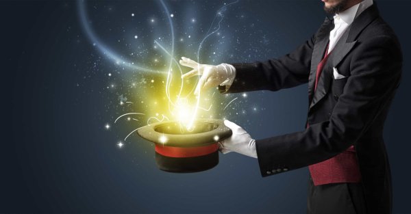 Фокусник ретро