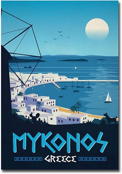 Рекламный плакат Греция