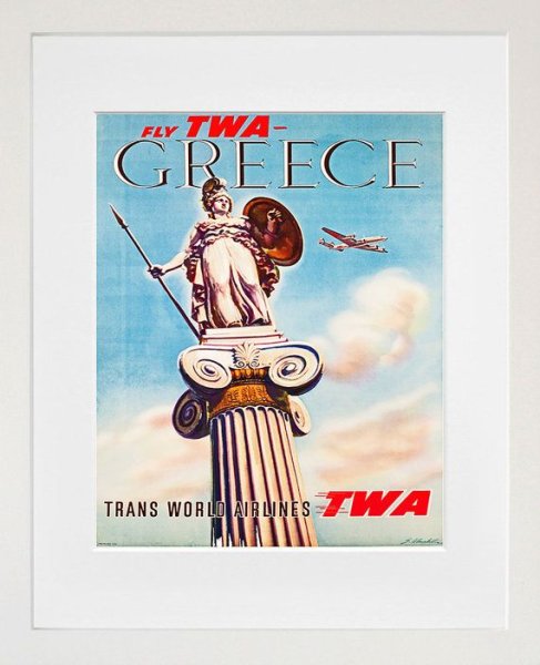 Рекламный плакат Греция