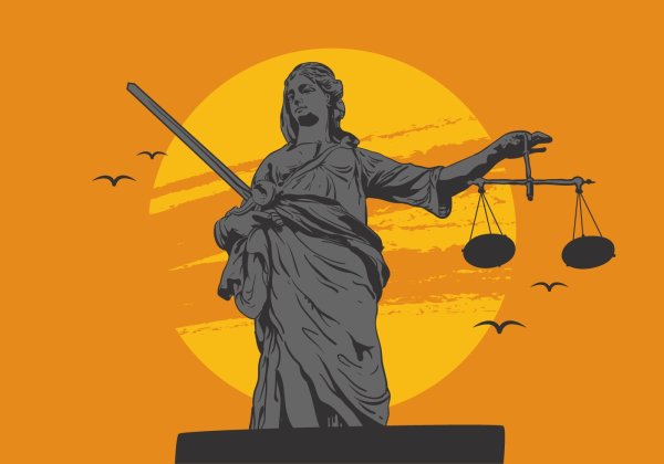 Богиня правосудия Фемида арт