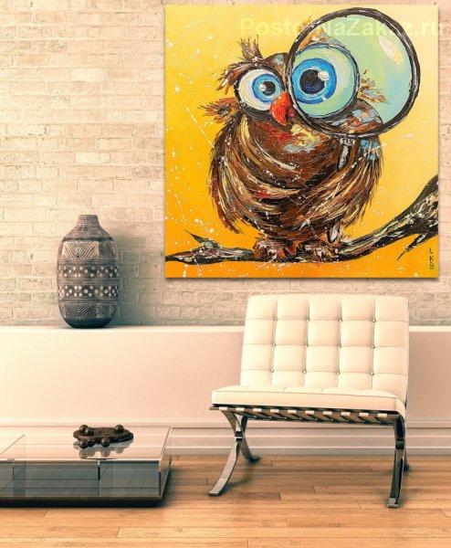 Плакат Совушка