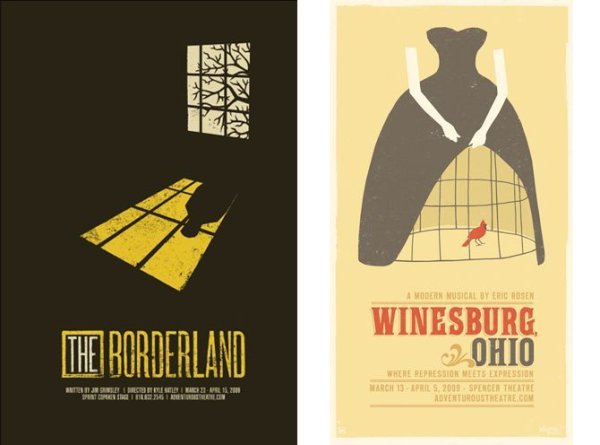 Современные театральные афиши и плакаты Графика