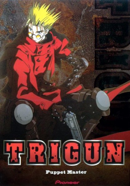 Триган аниме обложка