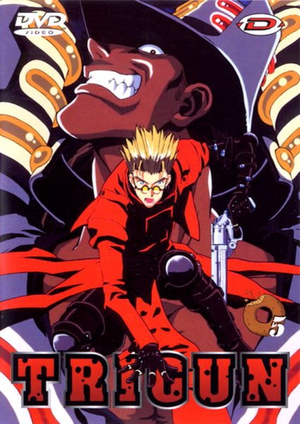 Триган аниме обложка