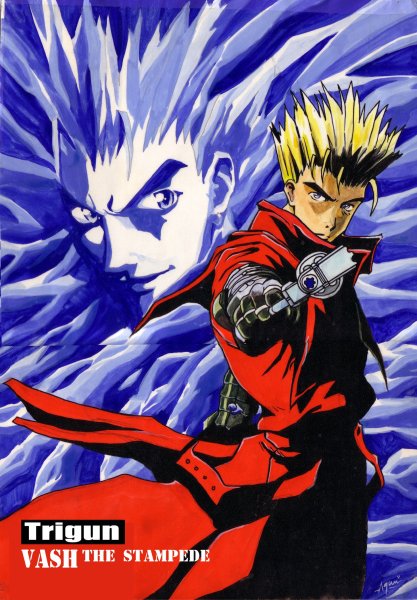 Триган аниме Постер