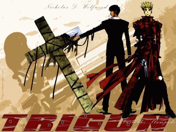 Триган аниме Постер