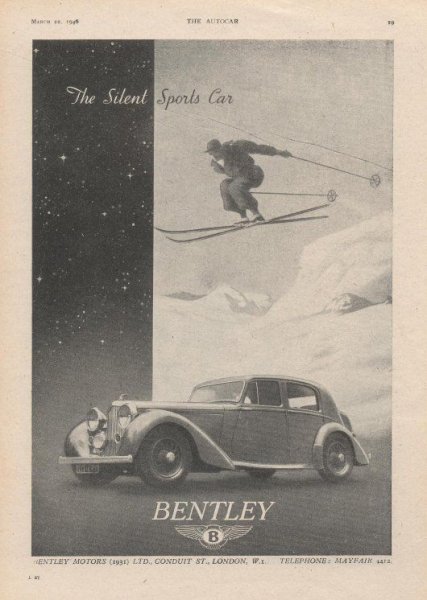 Bentley плакат