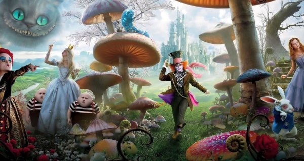 Алиса Тима Бертона персонажи