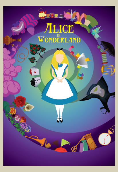 Постеры в детскую Алиса в стране чудес