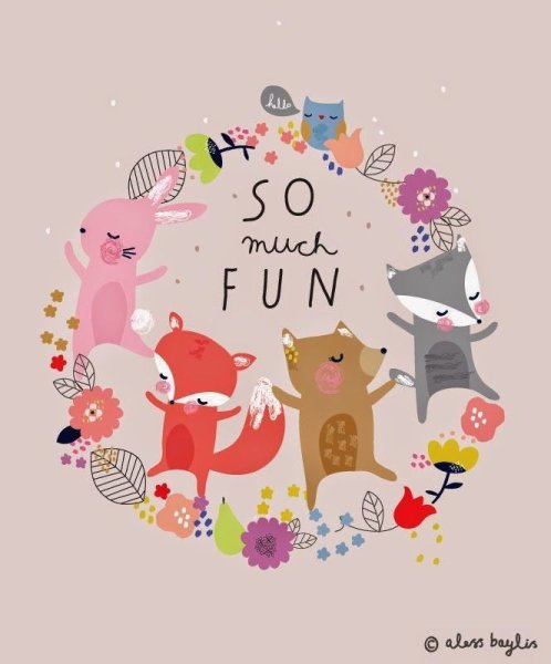 Милые постеры в детской