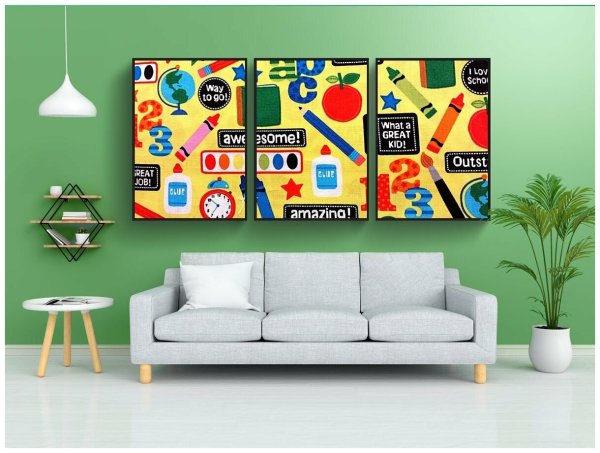 Плакат подвесной ткань