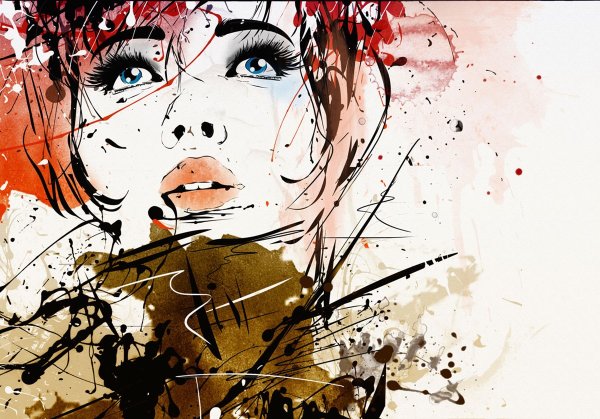 Стиль гранж в графике