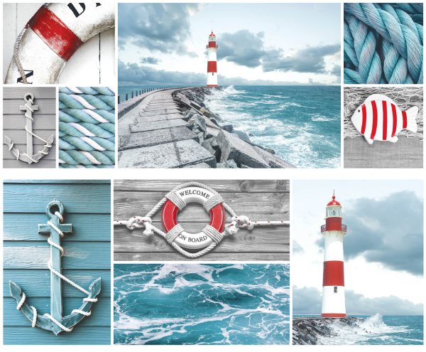 Плитка декор в морском стиле