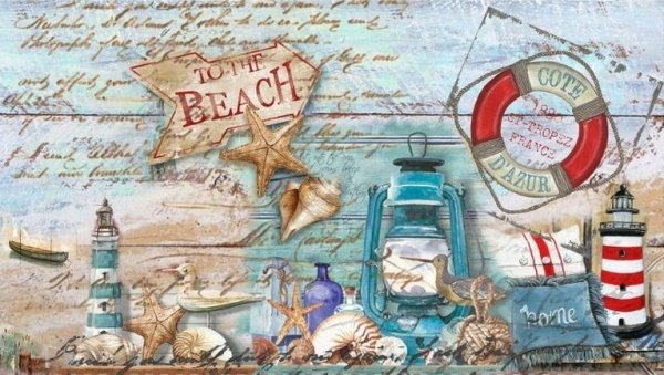 Декупаж морская тематика