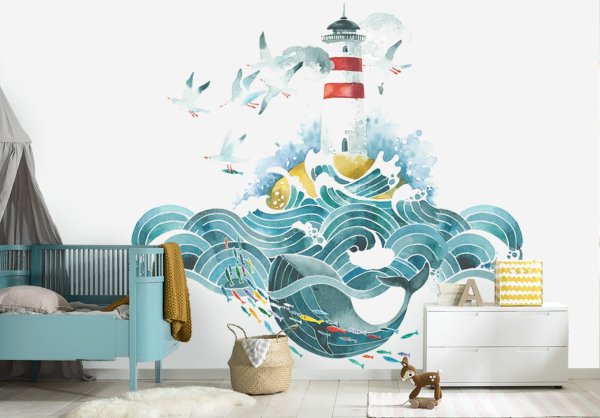 Дизайнерские обои в детскую