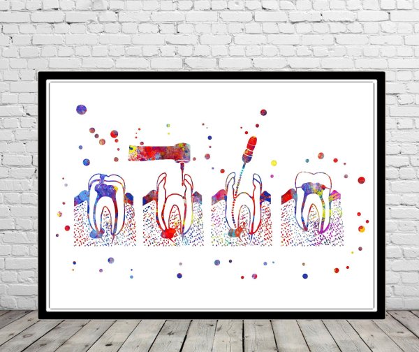 Зуб абстракция