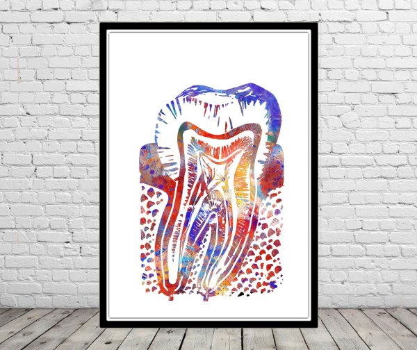 Постер губы