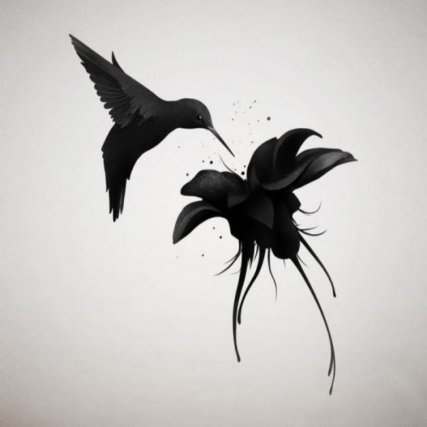 Темный ворон