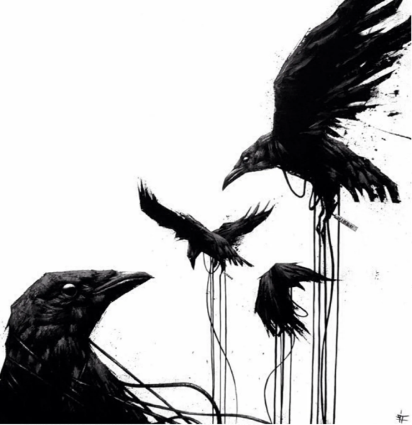 Ворон арт