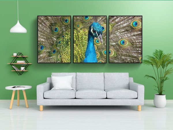 Постер Винтаж Павлин