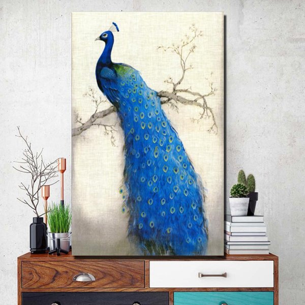 Винтажный Постер Павлин