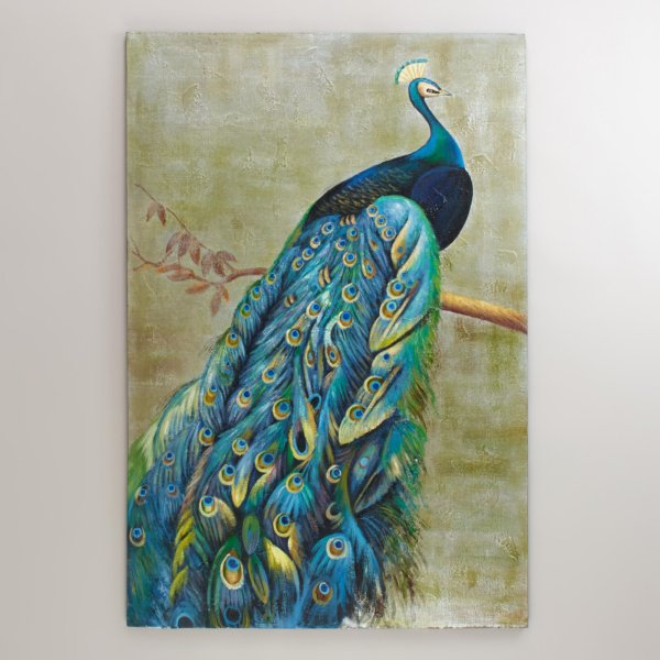 Павлины в живописи и графике