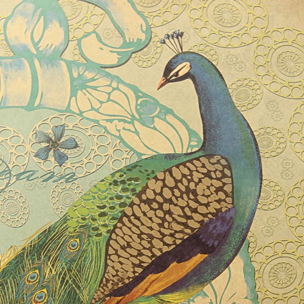 Декупаж Павлин