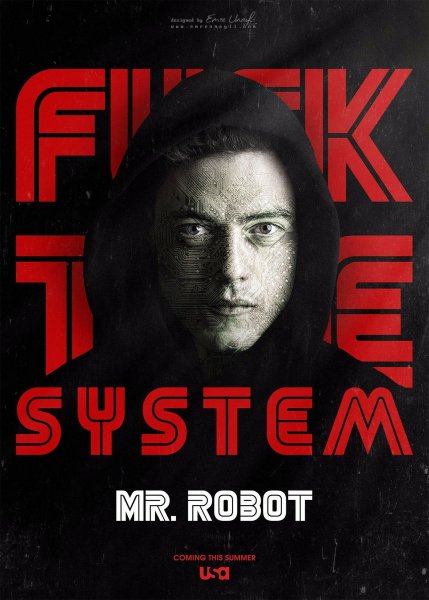 Постер fsociety. Mr. Robot