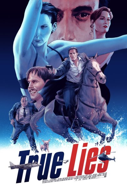 Правдивая ложь 1994 Постер