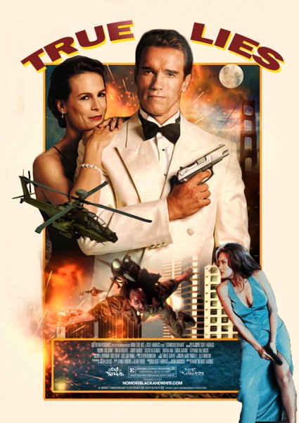 Правдивая ложь фильм 1994 Постер