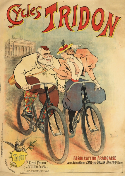 Французские весенние ретро-постеры